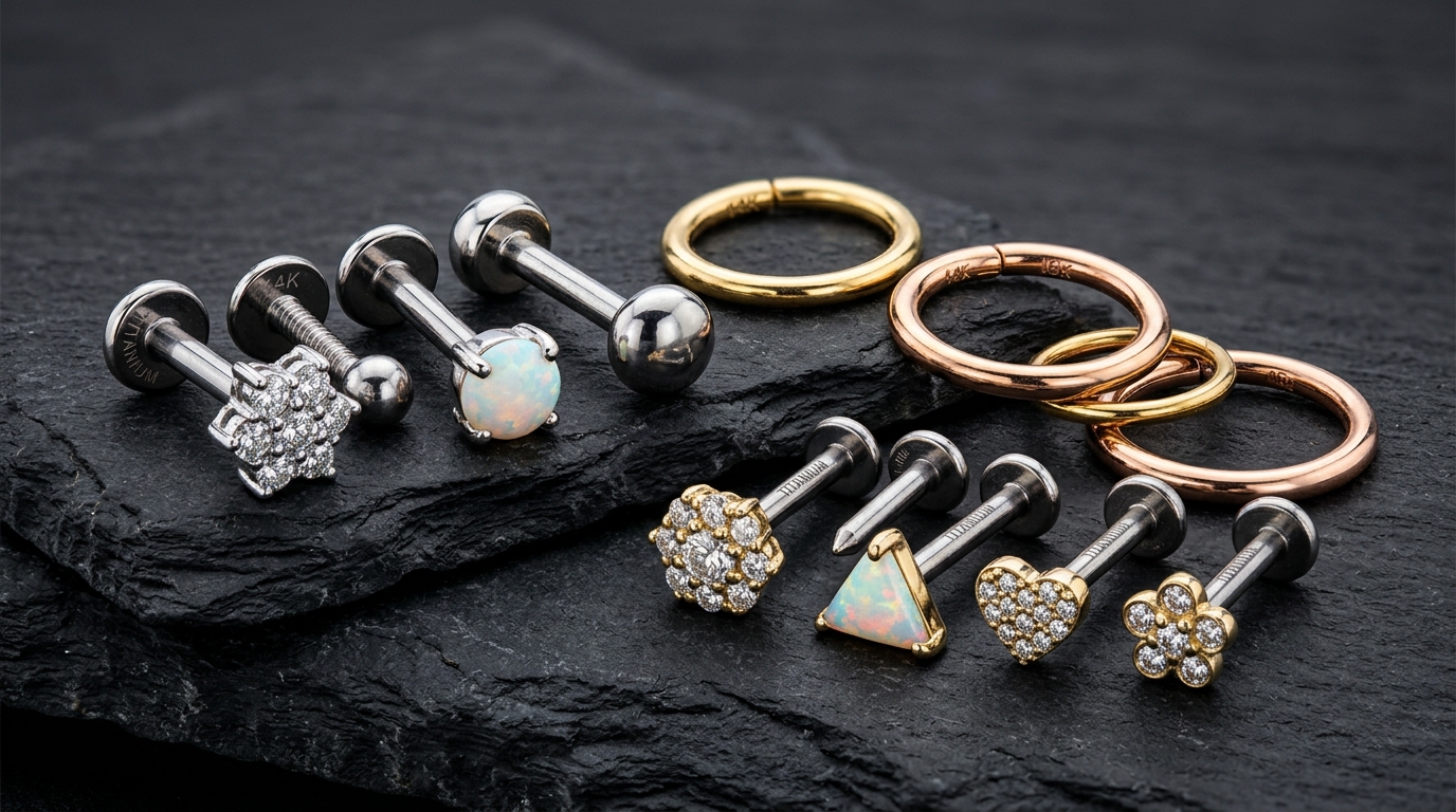Body Piercing Jewelry Materials and Styles